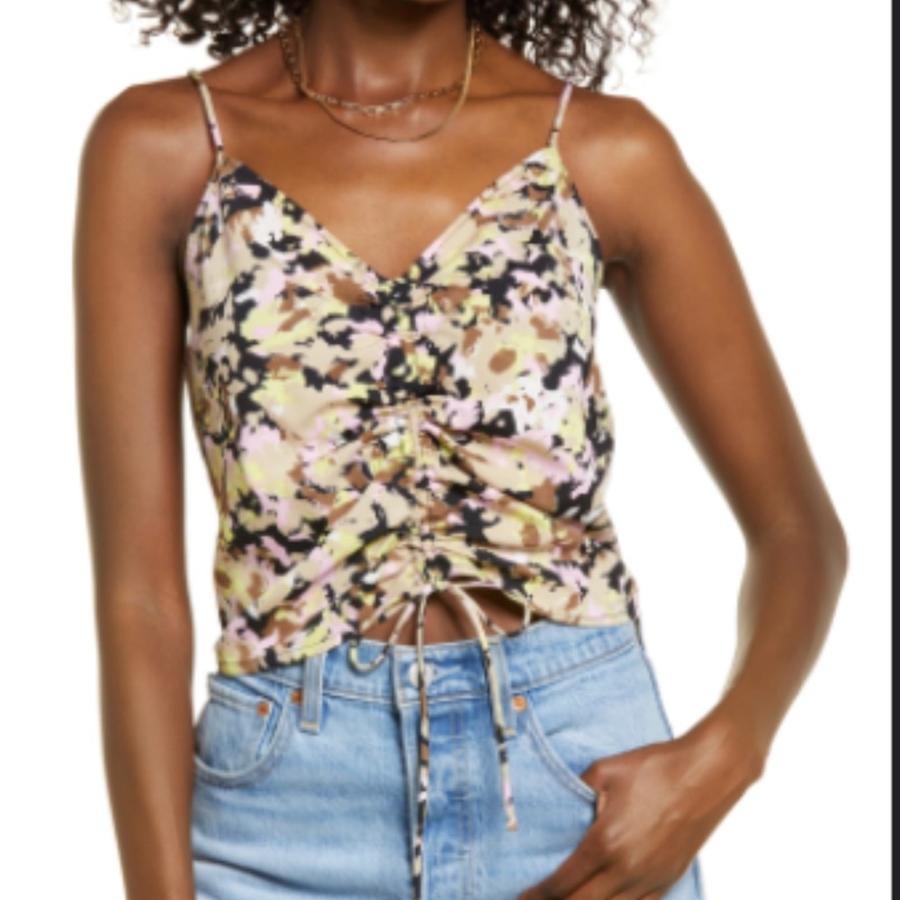 Vero Moda silky blouse with ruching